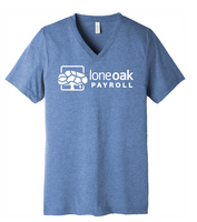 Lone Oak Unisex Ringspun Short Sleeve V-neck Tee
