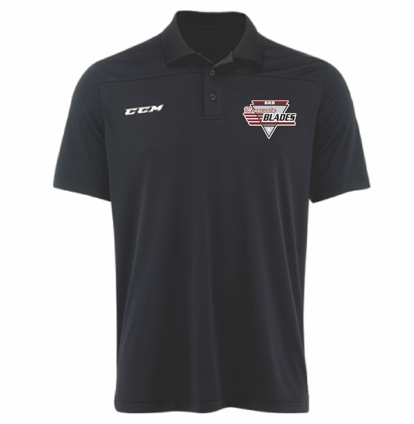 MN Blades CCM Team Polo - OrderTeamGear.com by United Promotions