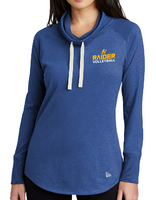 HHS Volleyball Fan Ladies New Era ® Sueded Cotton Blend 1/4-Zip Pullover