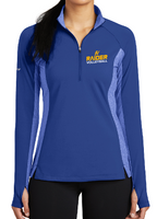 HHS Volleyball Fan Ladies Sport-Wick® Stretch Contrast 1/2-Zip Pullover