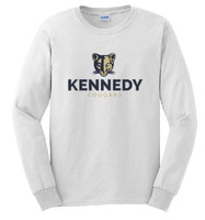 Kennedy Elementary Screen Printed Adult Long Sleeve Tee