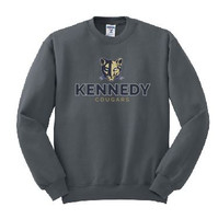 Kennedy Elementary Screen Printed Adult Crewneck Sweatshirt