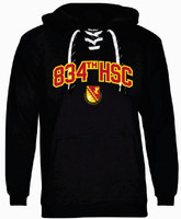 834th HSC Hockey Lace Hooded Fleece Sweatshirt