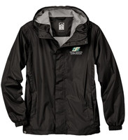 Pallet Services Men'sFleece Waterproof Breathable Packable Rain Jacket