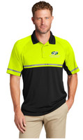 Pallet Services Men's Lightweight Snag-Proof Enhanced Visibility Polo