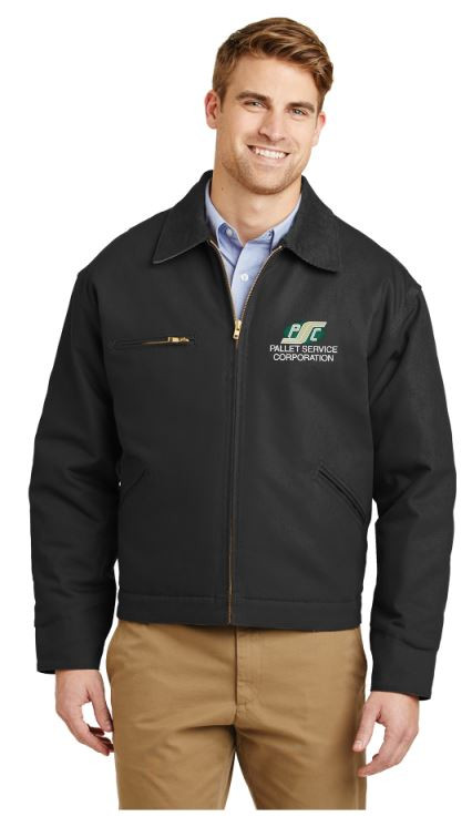 Pallet Services Duck Cloth Work Jacket - OrderTeamGear.com by United ...
