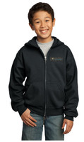 RND Youth Port & Company Core Fleece Full-Zip Hooded Sweatshirt