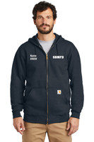 SBMFD Carhartt ® Midweight Hooded Zip-Front Sweatshirt