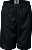 Youth Pro Mesh Black 6" Shorts