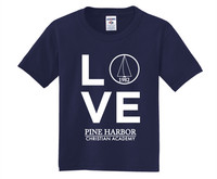 PHCA LOVE Youth 50/50 Blend T-Shirt