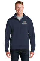 Kennedy Elementary Embroidered NuBlend® 1/4-Zip Cadet Collar Sweatshirt