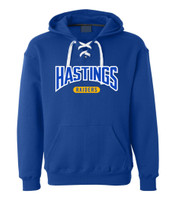 Raiders Adult Sport-Tek Lace Up Pullover Hooded Sweatshirt