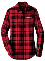 TempWorks Women's Plaid Flannel Shirt