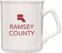 Ramsey County 10 oz White Titan Mug