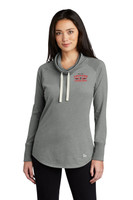STS Women's New Era Sueded Cotton Blend Cowl Tee