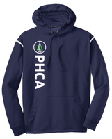 PH Middle School Adult Tech Fleece Colorblock Hoodie (Vertical)