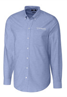 Tempworks Men's Cutter & Buck Stretch Oxford Long Sleeve Dress Shirt