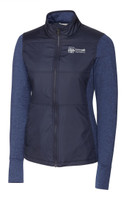 Lone Oak Women's Cutter & Buck Stealth Hybrid Quilted Full Zip Windbreaker Jacket