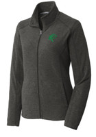TRRT-Port Authority Ladies Heather Micro Fleece Full-Zip Jacket