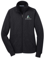 AE Port Authority Ladies Slub Fleece Full Zip Jacket