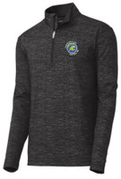 Snomos Sport Wick Stretch Reflective Heather 1/2 Zip Pullover