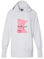 Power of 100 Ash Grey MV Sport - Women's French Terry Hooded Sweatshirt 