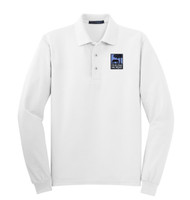 TOH Youth, Men's, Women's, Tall's White Port Authority Silk Touch Long Sleeve Polo