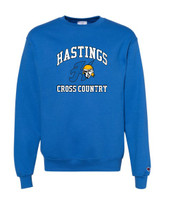HHS XC Royal Blue Champion - Powerblend® Crewneck Sweatshirt