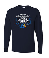 HHS XC Black JERZEES - Dri-Power® Long Sleeve 50/50 T-Shirt