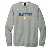 HHS Girls Soccer Dark Heather Grey Nike Club Fleece Crew 