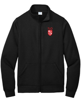 TLO2 Adult Port & Company Core Fleece Cadet Full-Zip Sweatshirt