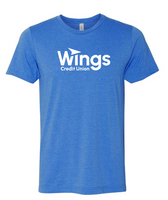 Wings Financial Heather True Royal BELLA + CANVAS - CVC Jersey Tee