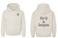 Our Saviour's Lutheran Church Natural Heather LAT - Youth Fleece Hoodie 