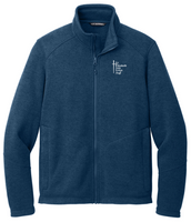 SEAS Insignia Blue Heather Port Authority® Arc Sweater Fleece Jacket