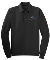 AE Men’s Port Authority Silk Touch Long Sleeve Polo
