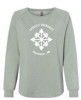 CrossFit Snowdrift Design 2 Independent Trading Co. Women's California Wave Hooded Sweatshirt