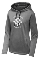 CrossFit Snowdrift Design 2 Sport-Tek ® Ladies PosiCharge ® Sport-Wick ®  Heather Fleece Hooded Pullover