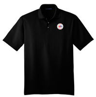 Luiken’s Mechanical Black Port Authority® Performance Fine Jacquard Polo