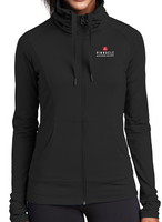 Pinnacle Black Women's Sport-Tek Sport-Wick Stretch Full-Zip Jacket