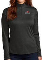 Pinnacle Black Heather Women's Sport-Tek Endeavor 1/2-Zip Pullover