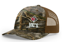  Vic's Crane Logo 2 Printed Five Panel Trucker Cap