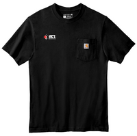 Men's Vic's Crane Screen Printed Carhartt Workwear Pocket Short Sleeve T-Shirt