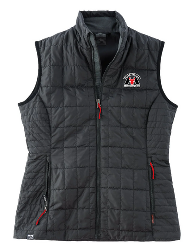 Black W/Red Zipper Pulls