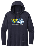 Welch Village Freestyle Team Navy New Era® Tri-Blend Hoodie