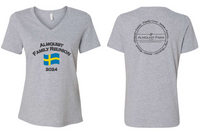 Almquist Family Reunion BELLA + CANVAS - Women's Relaxed Heather CVC V-Neck Tee