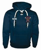 Lonsdale Fire Hockey Lace Hooded Sweatshirt
