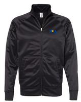 Hall Stem Academy Black Independent Trading Co. - Lightweight Poly-Tech Full-Zip Track Jacket