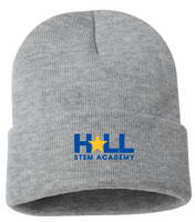 Hall Stem Academy Sportsman - 12" Solid Cuffed Beanie 