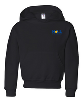 Hall Stem Academy Left Chest JERZEES - NuBlend® Youth Hooded Sweatshirt