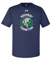 RHS Fishing Team Navy Under Armour Men's Team Tech T-Shirt